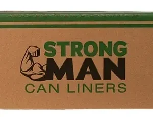 A box of strong man can liners